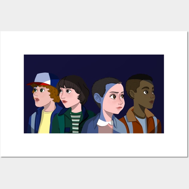 Stranger Things Wall Art by horribleaccents